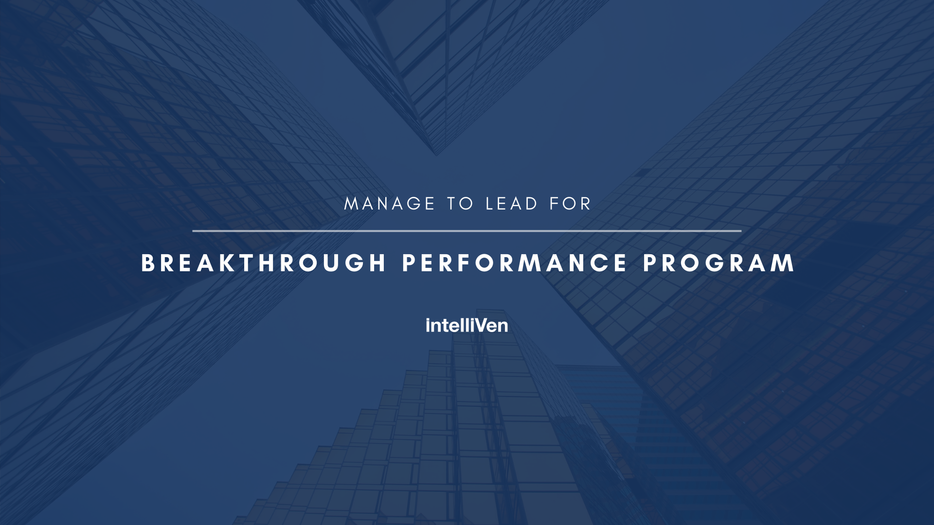 breakthrough performance program