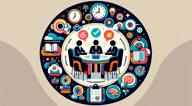 Six P’s to peak meeting performance.